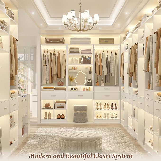 Unikito 75” Modular Closet System, Freestanding Closet Organizer - Image 4