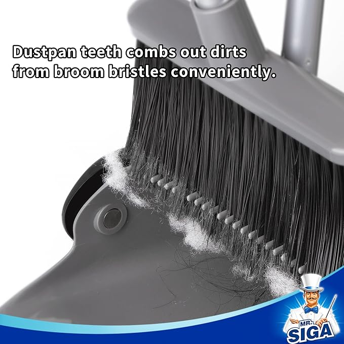 MR.SIGA Broom and Dustpan Set - Image 4