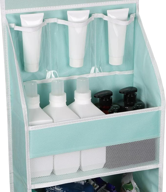 Univivi 5-Shelf Fabric Door Storage Over Door Hanging Organizer - Image 2