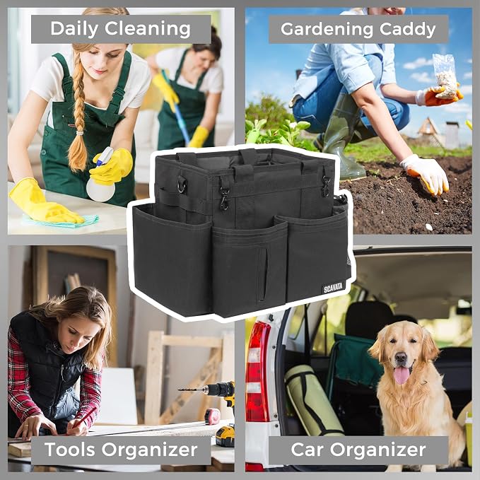 Compact Wearable Cleaning Caddy, Small Supplies Organizer - Image 7