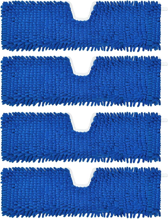 4 Pack Mop Heads Replacements Compatible by ProfessionalCleaningSupplier