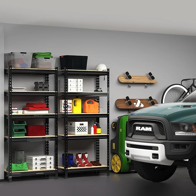 PrimeZone Storage Shelves 5 Tier Adjustable Garage Storage Shelving, Heavy Duty - Image 2