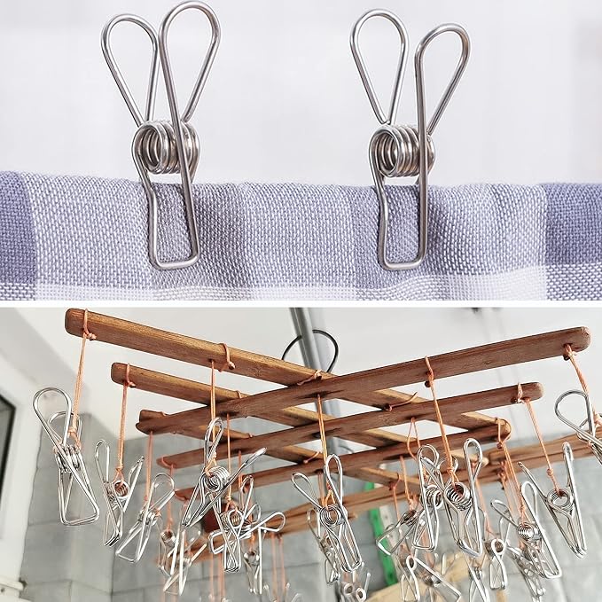 100 Pcs Clothespins Laundry Chip Clips - Image 6