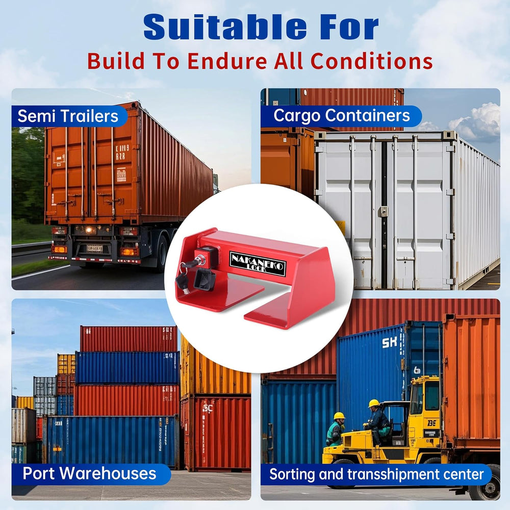 Shipping Container Lock, Semi Trailer Cargo Door Lock, Key Lock