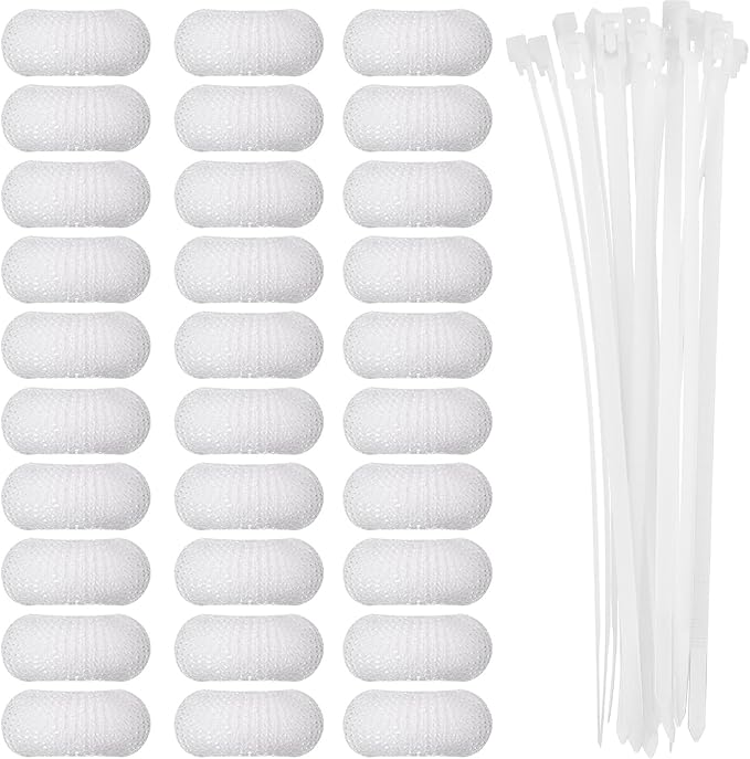 Sumind 30 Pack Nylon Lint Trap Washing Machine Lint Fabric Mesh Snare Washer by Sumind