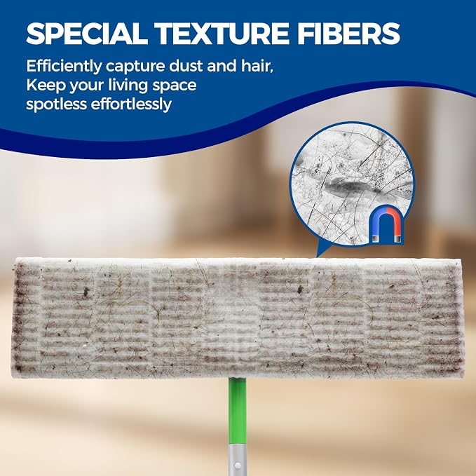XL Dry Mop Refills Dust Sweeping Cloths Disposable Mop Pads - Image 2