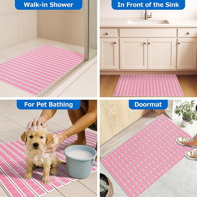 Matace Non Slip Rubber Bathtub & Shower Mat - Image 6