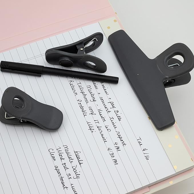 COOK WITH COLOR Bag Clips, Heavy Duty Chip Clip and Refrigerator Magnet Clips - Image 4