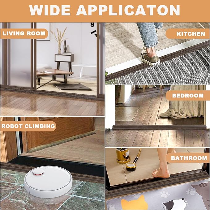 Vinyl Door Threshold Flooring Transition Strip Self Adhesive Carpet Edging Strip - Image 6