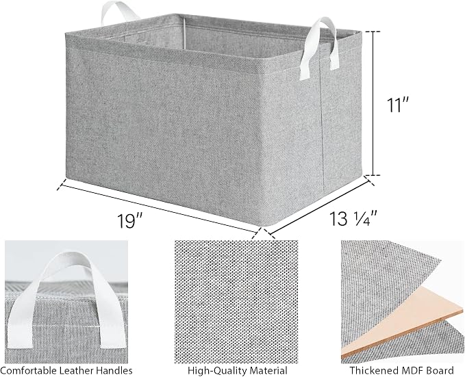 StorageWorks 45L Large Storage Bins - Image 2