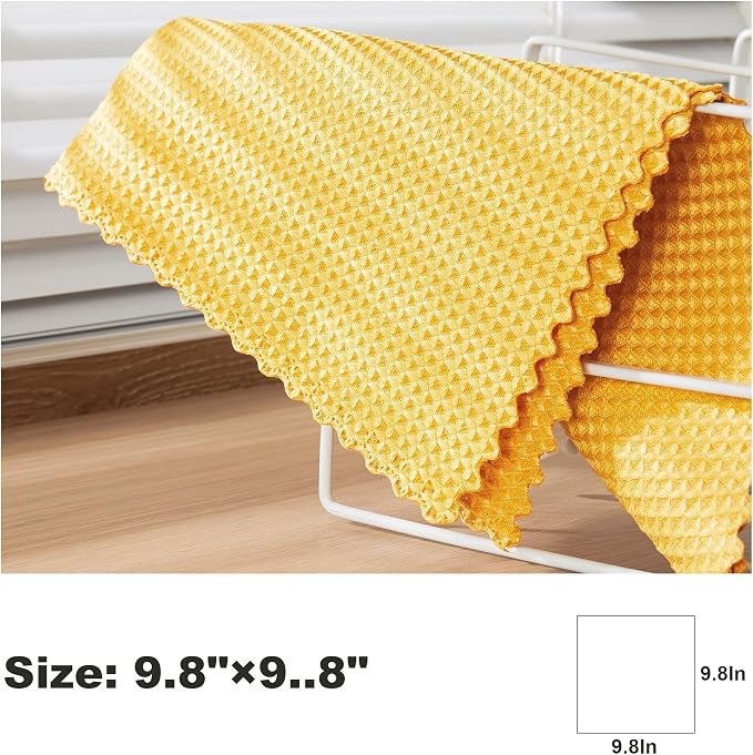 JOYMOOP Microfiber Cleaning Cloth, Reusable Absorbent Microfiber Cleaning Cloths - Image 7