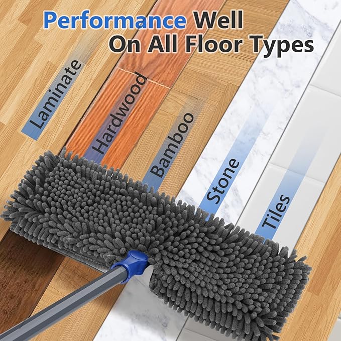Masthome Microfiber Mops for Floor Cleaning, Dust Mop - Image 8
