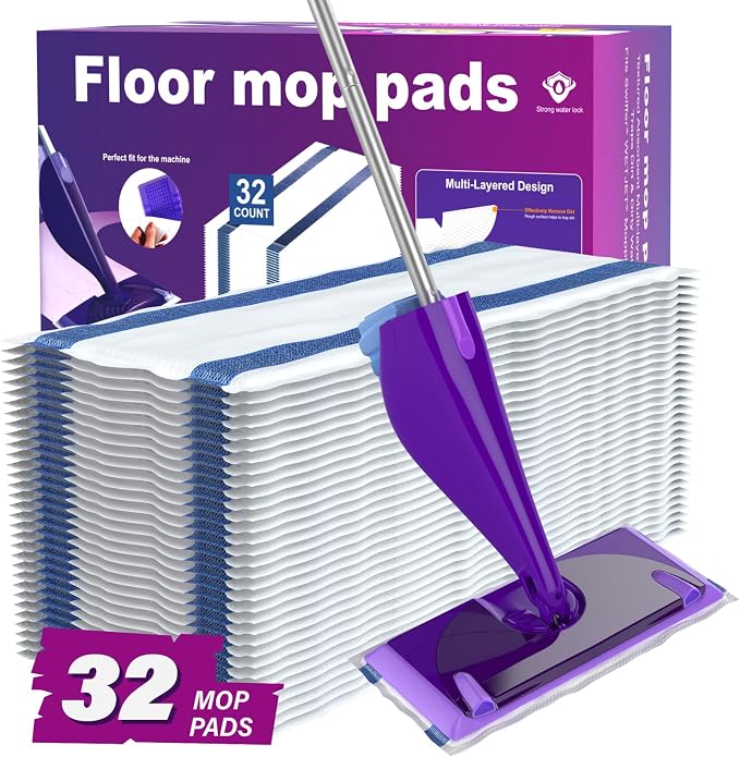 Wetjet Pads Refills, Absorbent for Household Cleaning & Suit All Multi-Surface by Kukident