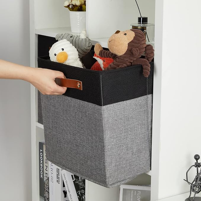 DULLEMELO 13x13 Storage Cubes, Collapsible Sturdy Cube Storage Bins - Image 7