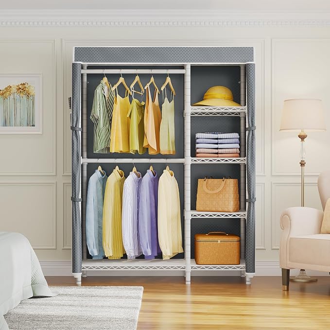 VIPEK V7C Garment Racks with Cover Portable Closets - Image 9