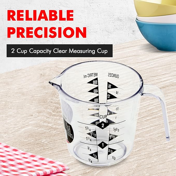 Chef Craft Select Plastic Measuring Cup, 2 Cup - Image 2
