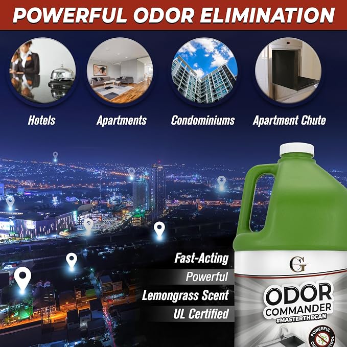 Garbage Commander Odor Commander, Odor Control Spray Bottle, 1 Gallon Refill - Image 6