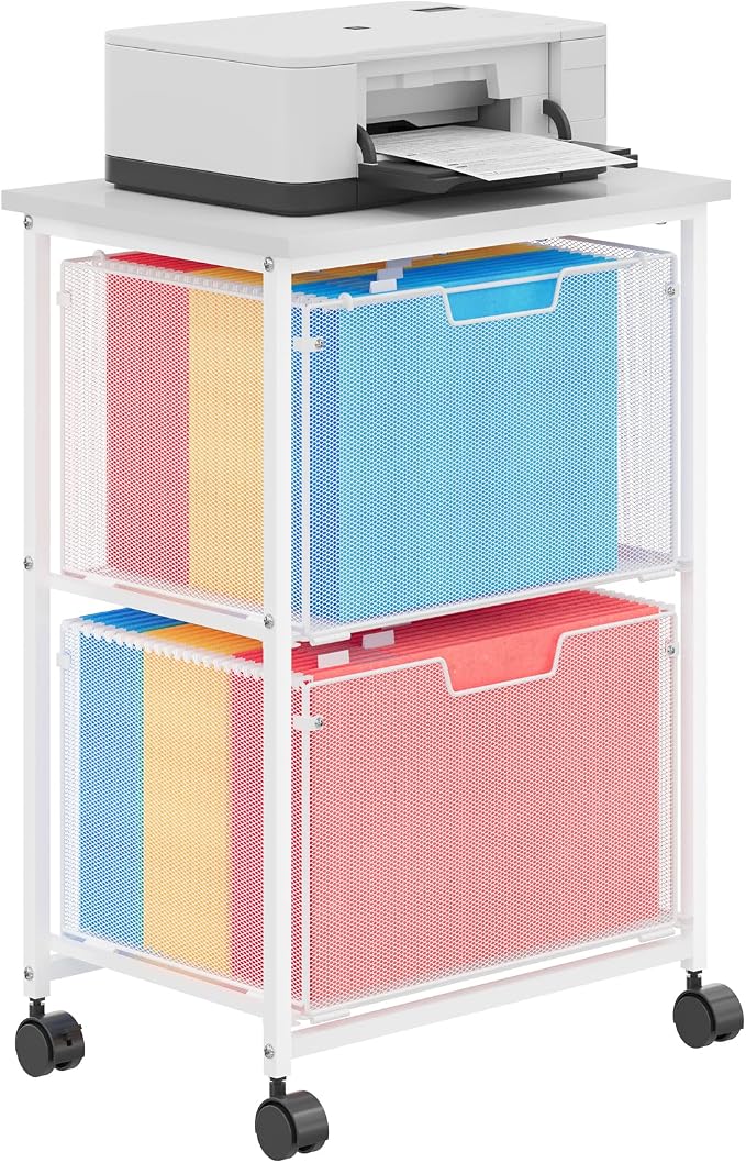 Letter/Legal Rolling File Cabinet, Rolling File Cart by shengbaomaoyi