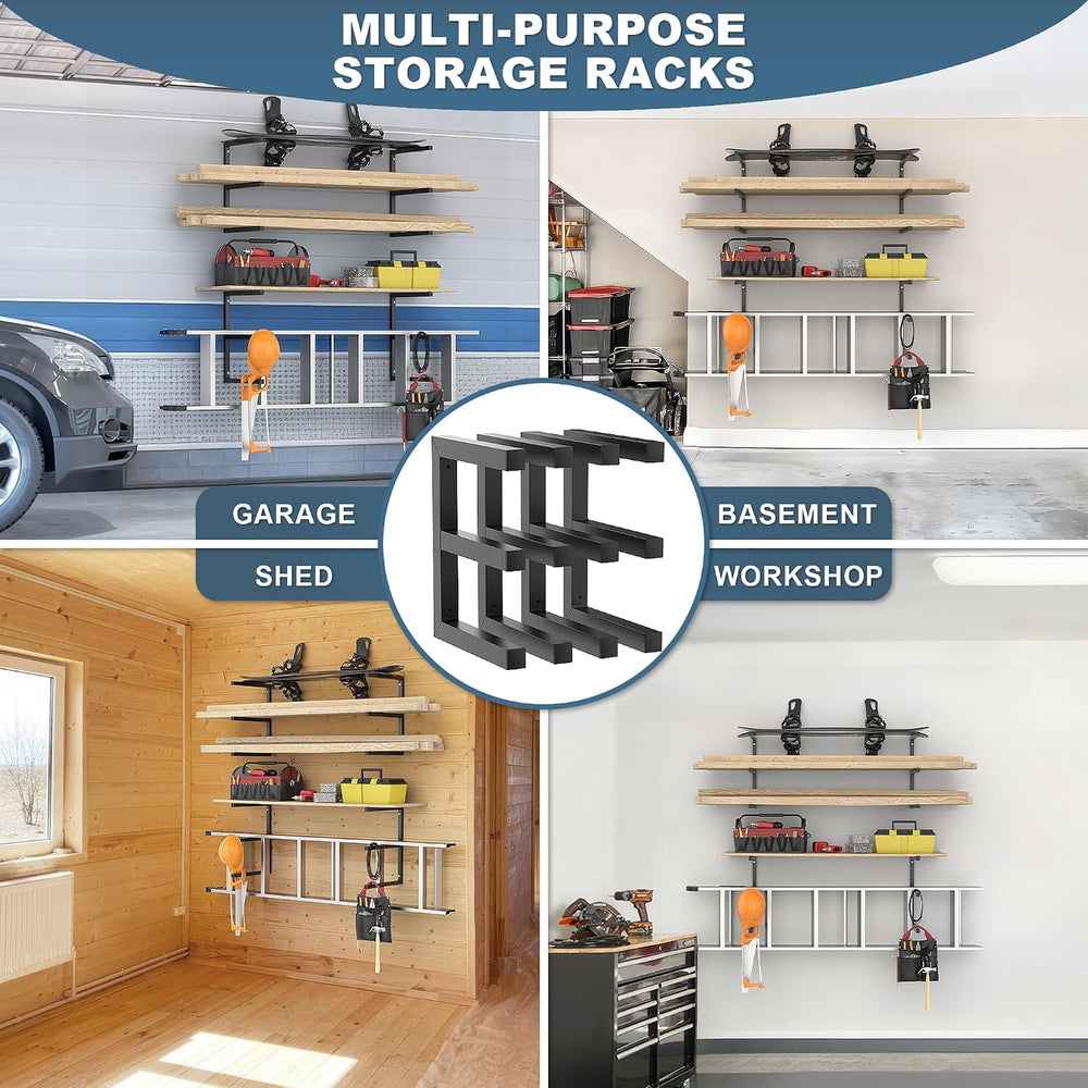 Ultrawall Lumber Storage Rack, Wall Mount Wood Storage Racks
