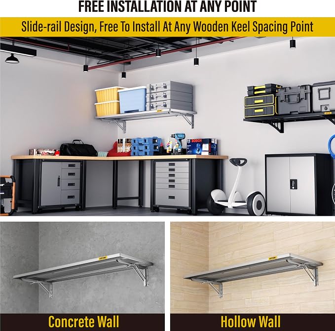 1.3x4ft Adjustable Rail Type Folding Storage Rack Shelf, Suitable - Image 7