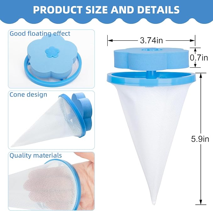 Pet Hair Remover for Laundry, Lint Catcher for Laundry, Washing Machine - Image 2