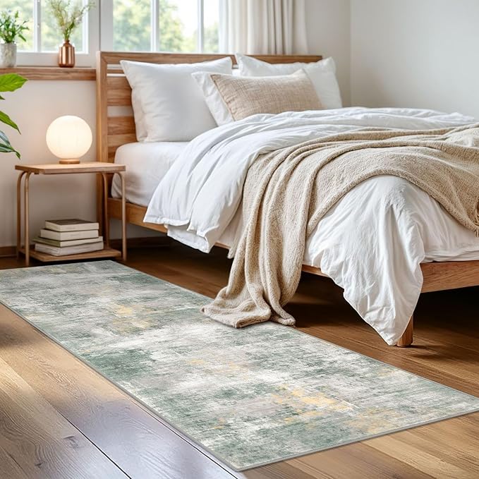 IOHOUZE Abstract Runner Rug 2x6 Ft Washable Runners - Image 8