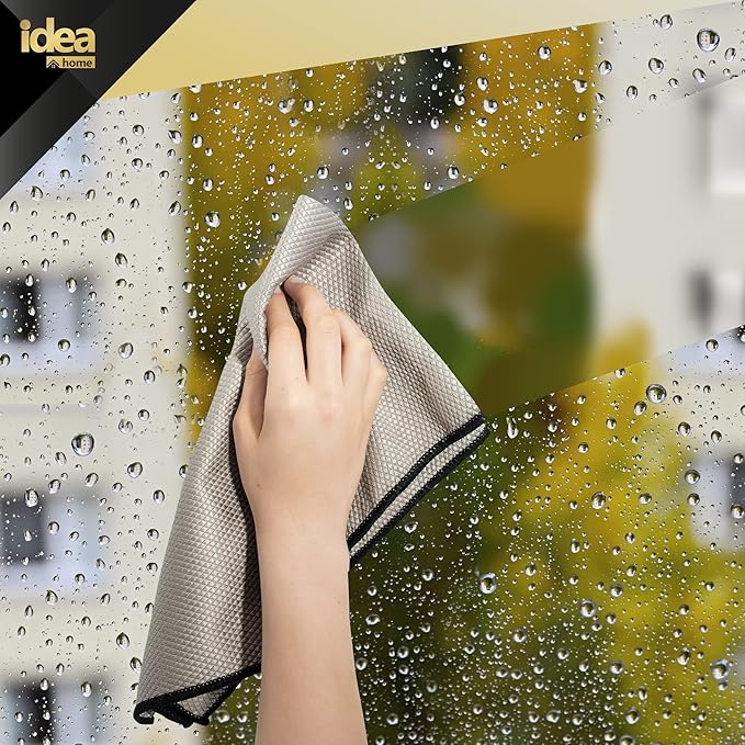 Idea Home Glass Microfiber Cleaning Cloth - Image 5