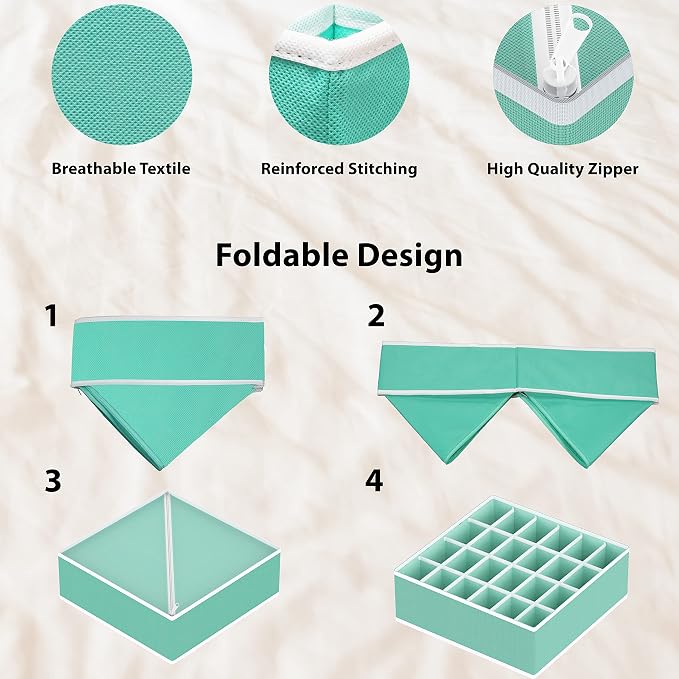 Simple Houseware 4-Pack Drawer Organizer Set - Image 5