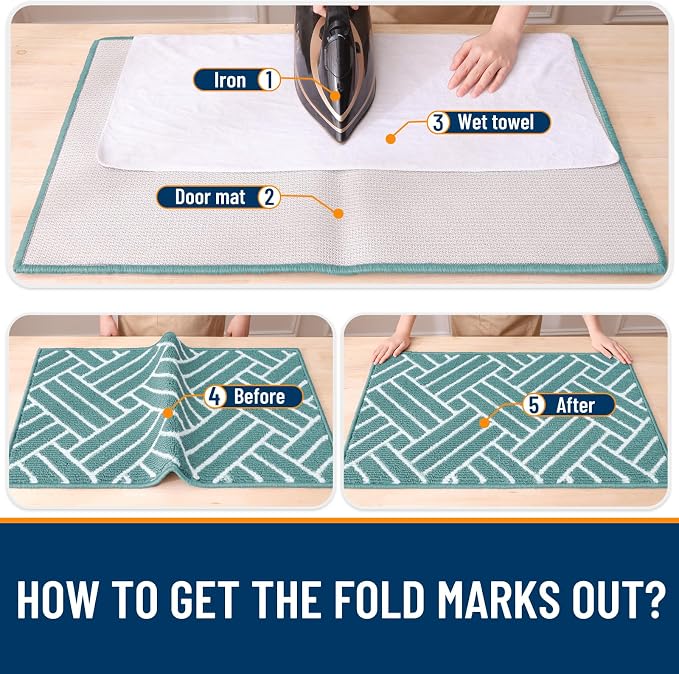 OLANLY Indoor Door Mat, 36x24 Inch, Dirt Resistant and Absorbent, Non-Slip - Image 7