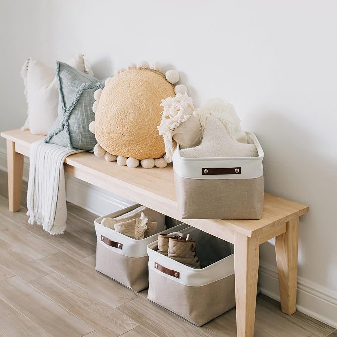 OrganiHaus Extra Large Fabric Storage Bins - Image 7