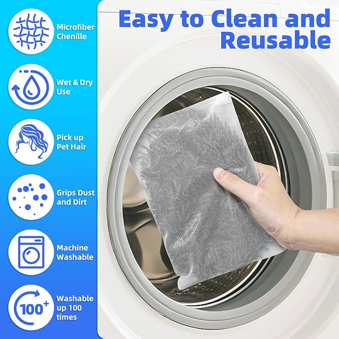 Reusable Microfiber Mop Pads Compatible - Image 6