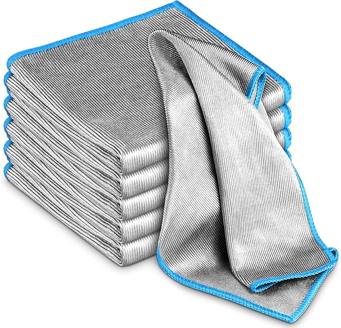 Glass Polishing Cloth Streak Free Miracle Microfiber Cleaning Cloth Lint Free by AirlabStudio