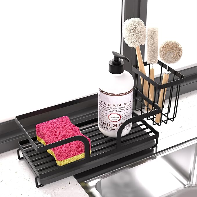 Sponge Holder for Kitchen Sink, Sink Caddy Organizers - Image 2