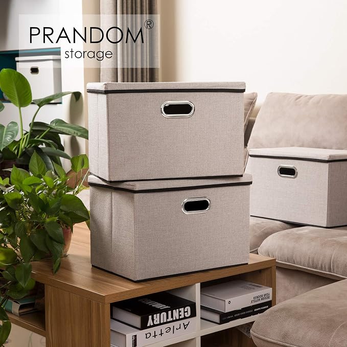 PRANDOM Large Foldable Storage Bins - Image 2