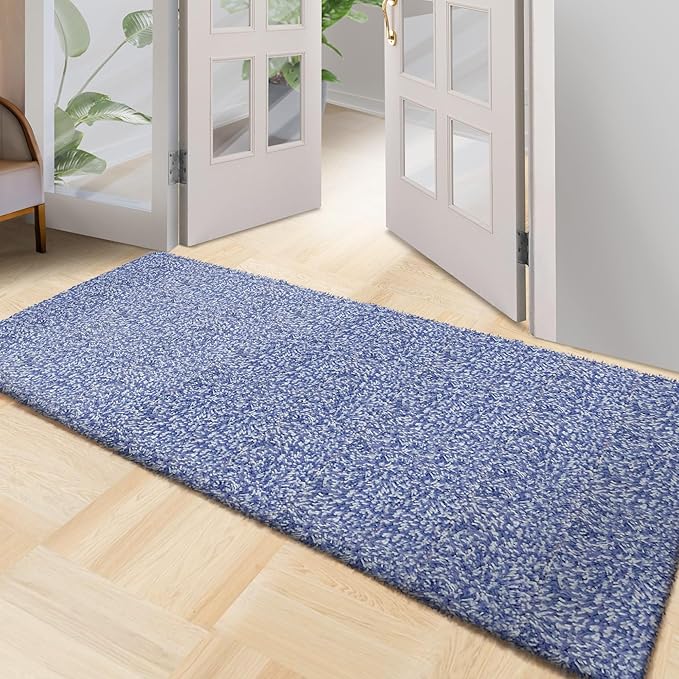 Premium Microfiber Indoor Door Mat – 36"x72" Washable Entry Mat, Waterproof by RugMast