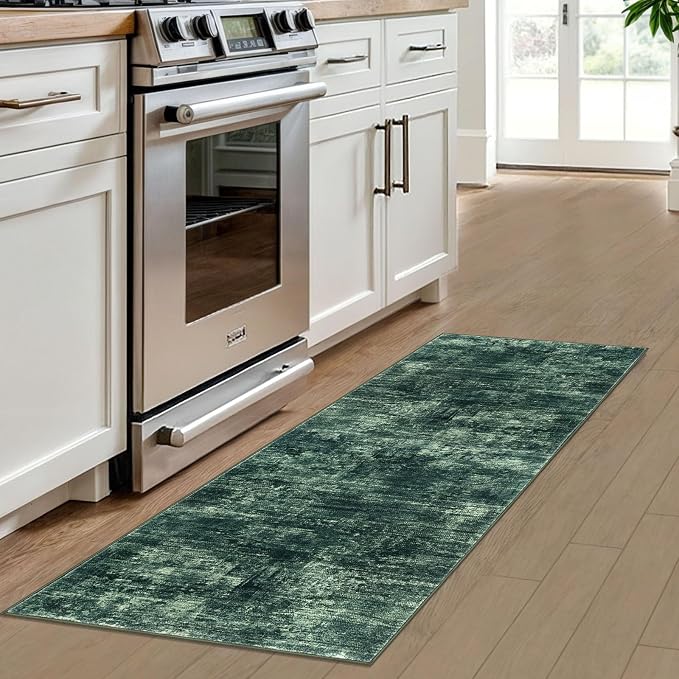 IOHOUZE Abstract Runner Rug 2x6 Ft Washable Runners - Image 2