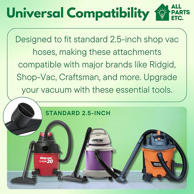 2 1/2 inch Attachments & Accessories 2.5 Wet Dry Vac - Image 4