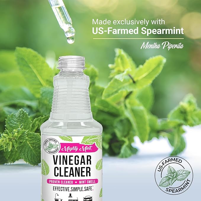 Mighty Mint Vinegar Cleaner, All-Purpose Spray, Natural Spearmint Scent - Image 4