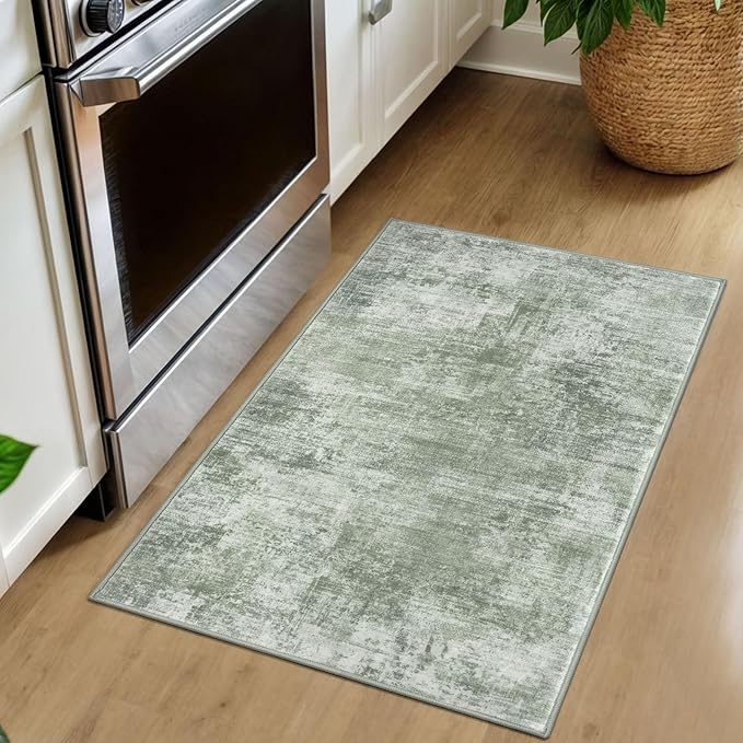 IOHOUZE Small Abstract Area Rug 2x3 Ft Entryway Rugs Washable Door Mat Indoor - Image 7