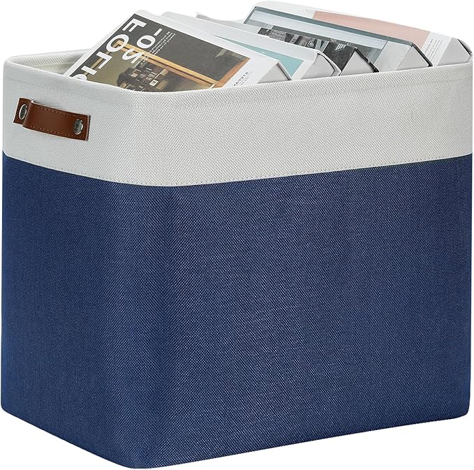 DULLEMELO Large Storage Basket 17"x12"x15", Fabric Organizer Bin by DULLEMELO