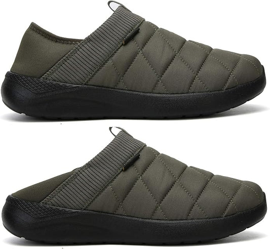 KUBUA Slippers for Men and Womens Indoor House Shoes Plush Slip on Outdoor - Image 2