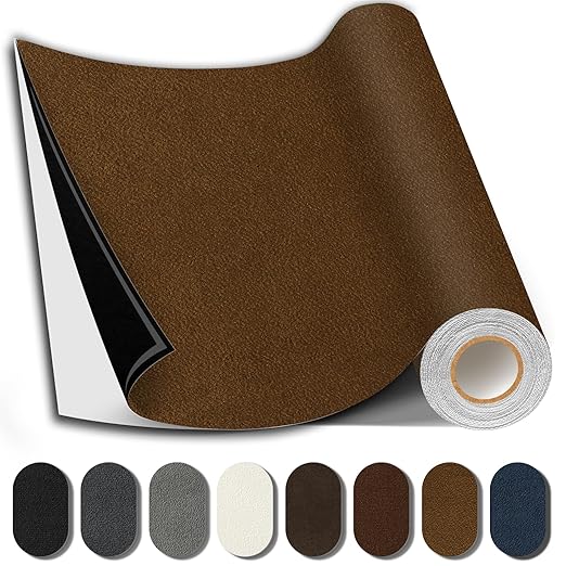 Suede Repair Patch, Large Fabric Repair Tape, Self-Adhesive Fabric Patches by SHAGOOM