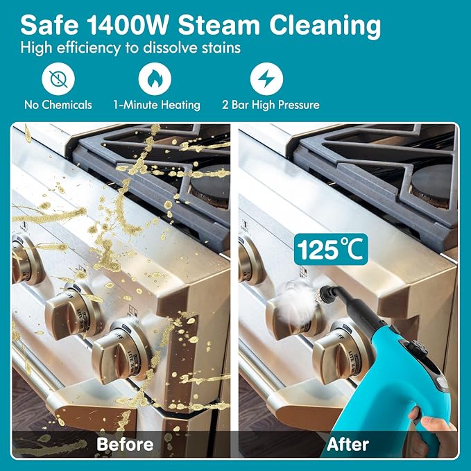 COSTWAY Handheld MultiPurpose Steam Cleaner - Image 3