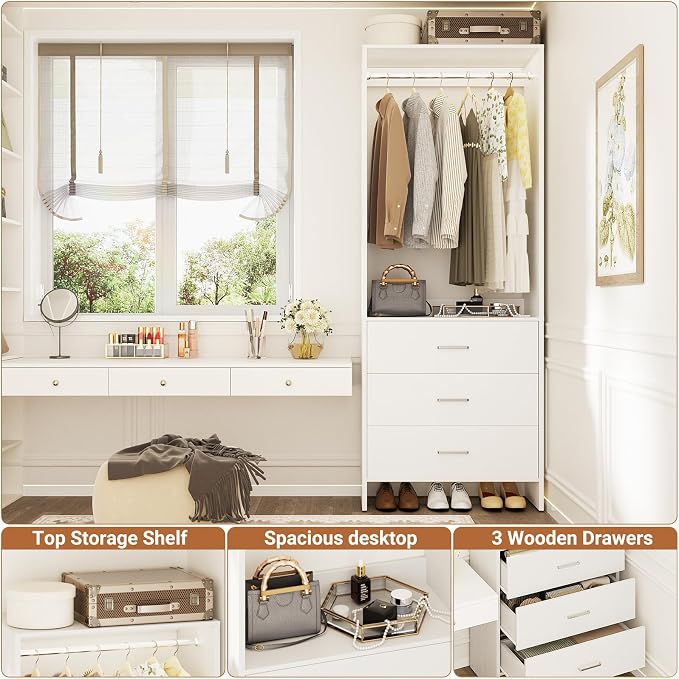Aheaplus 2FT Closet System - Image 5