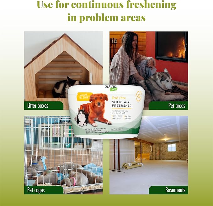 Citrus Magic Pet Solid Air Freshener, Pet Odor Eliminator - Image 6