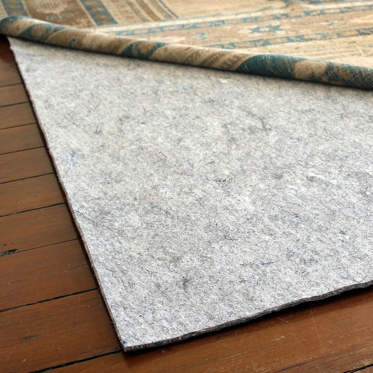 RUGPADUSA, 10'x14', Non-Slip Felt and Rubber Rug Pad (1/4" Thick), Protects Your Floors, Low-VOC, 100% Made in the USA, 2-Year Warranty