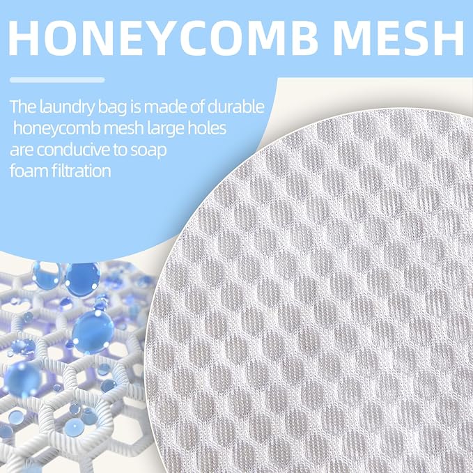 Mesh Laundry Bags, Mesh Wash Bags, Durable Mesh Structure - Image 4