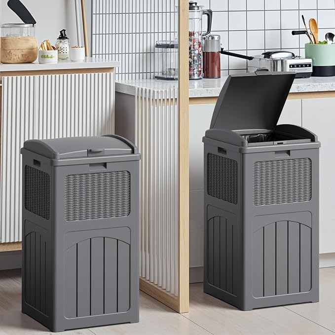 Devoko 33 Gallon Outdoor Trash Can - Image 5