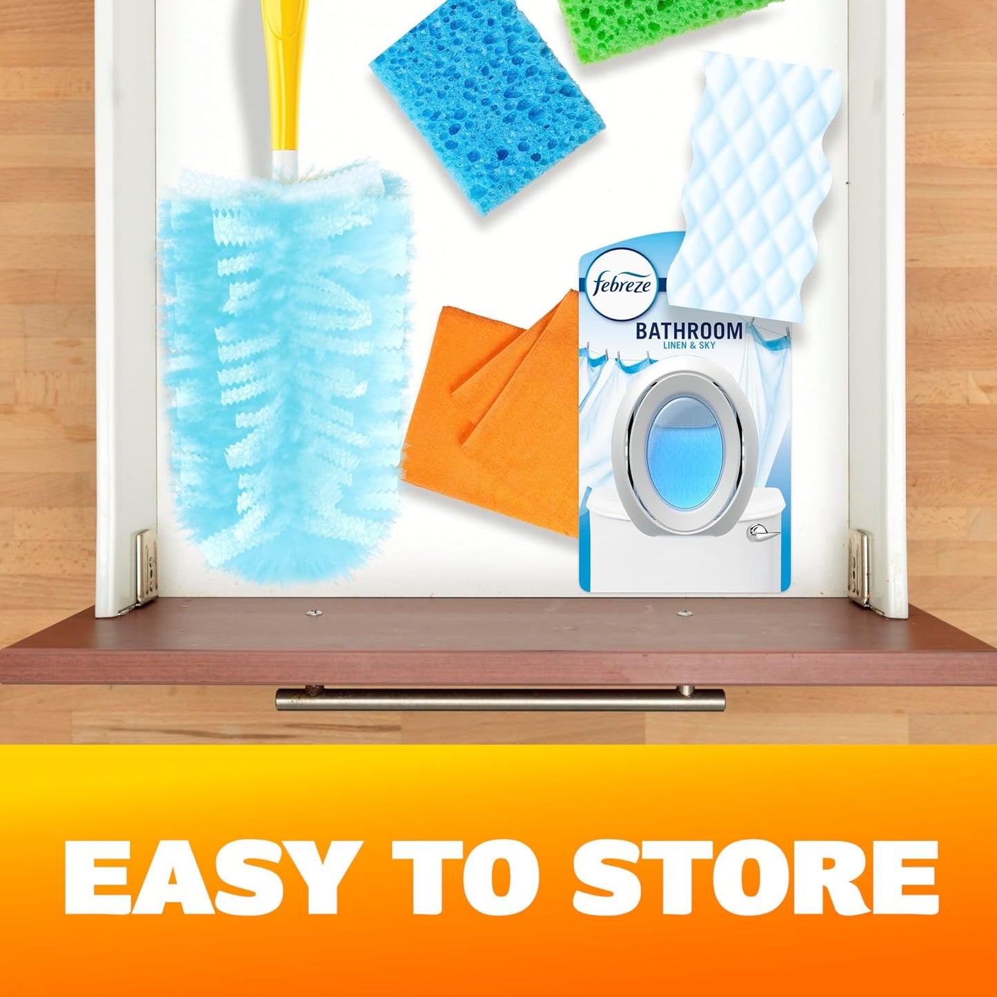 Dusters Refill for Cleaning, Feather & Microfiber Duster Disposable Alternative, for Dusting Furniture, Blinds, Ceiling Fans, Walls, Helps Remove Allergens, New Lemon Scent, 18ct