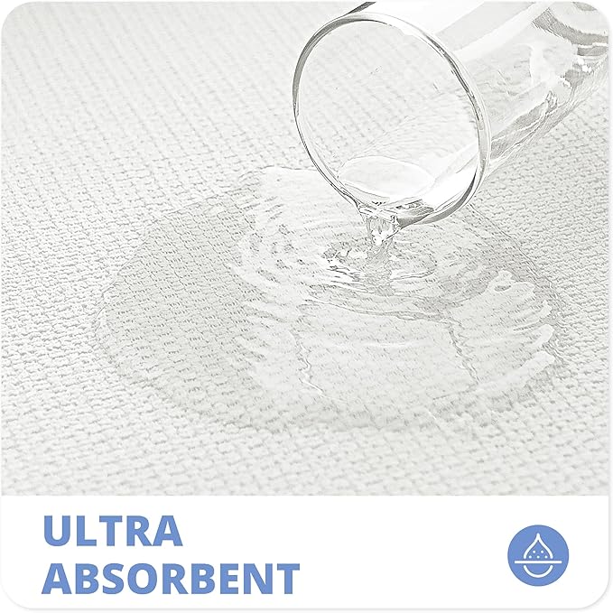 Bath Mat, Ultra Thin Bathroom Rugs, Rubber Bath Mats - Image 3